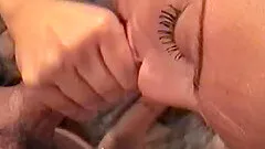 Impassioned wife gives superb blowjob in retro pov shoot