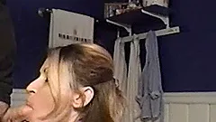 Girlfriend of a man covered in tattoos gladly stars in a porn