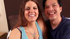 Rough fuck for a young longhaired pornstar Rochelle Ryder