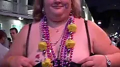 Naturally busty skanks flash their boobs in public