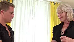 A horny granny gets a nice hard pounding and loves every inch