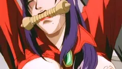 Tied hentai bigboobs with gags in the public phone