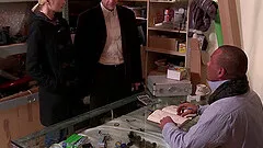 Wiska the blonde handles huge pornstar dicks like the boss she is in this story