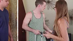 Young couple takes a walk on the beach and stops for a outdoor fuck