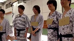 Naughty Japanese engaging in a steamy orgy,see what they do