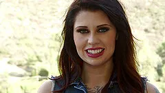 After fucking Jordan Ash's mouth he drills her in the butt