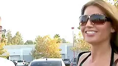 She does a sexy striptease for him before letting him fuck her