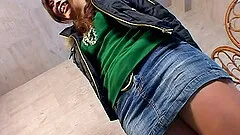 Palpitating Japanese dame masturbating before being fucked hardcore in a close up shoot