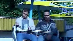 Personable gay chaps enjoy fucking hardcore in hot threesome