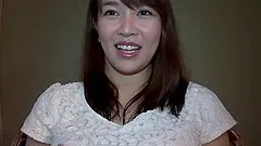 Fabulous Japanese milf with a hairy pussy moans while getting pounded doggy style