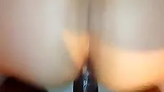 Interracial amateur couple fuck doggystyle in homemade POV