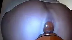 Amateur bitch finds a device to fuck her twat with in homemade solo