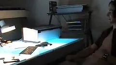 Interracial cuckold scene along babe being fixed doggystyle by big black cock