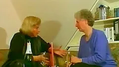 Lustful blonde grannies blow and get fucked in homemade sex tape