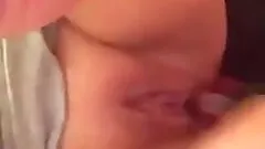 Hardcore homemade clip of a chick masturbating her crotch
