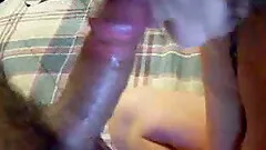 Chubby amateur milf enjoys licking a boner in homemade sex tape