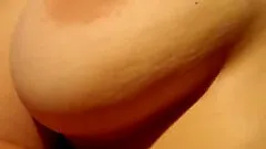 Amateur girl lets her man touch her boobs in homemade clip