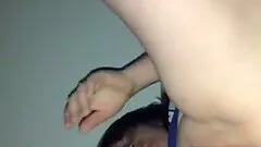 Hardcore homemade video with a chick toying her crotch