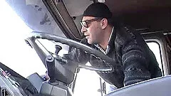 Captivating brunette in nylon stocking moaning while her pussy is screwed hardcore in the car