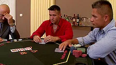 Busty matured cowgirl getting facial cumshot after being gangbanged hardcore