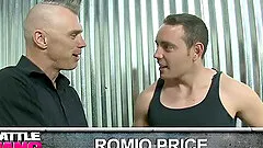 Sophie Dee rubs and rides a cock in the locker room