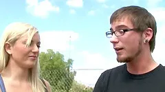 Seductive pornstar with small natural tits delivering a superb blowjob before getting smashed missionary