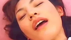 Japanese hussy blows, then gets facialed and drinks cum and piss