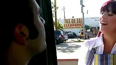 Hardcore doggystyle sex scene with charming brunette Audrianna Angel