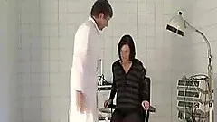 Dirty doctor seduces and fucks a dark-haired pregnant woman