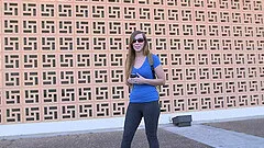 A daring couple gets in a van and does some hot car fucking