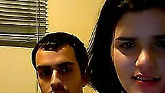 Chubby brunette fists her man's butt and fucks it with a strapon