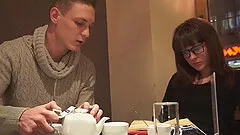 Amateur chick Rose receives a hot creampie after awesome bang scene