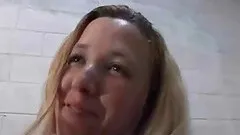 Amateur blonde gets her asshole drilled from behind in homemade clip