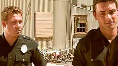 Pornstars Allie and Andy are taken advantage of by hardcore cop in uniform