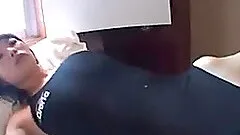 Bosomy Japanese chick blows and gets her pussy banged