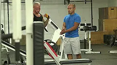 Hardcore blowjob and anal banging with a hot gay porn couple