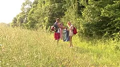 Inviting amateur babe with natural tits with piercings getting enthralled with a toy in a wicked outdoor action