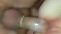 Amateur woman gets her shaved pussy drilled in homemade POV