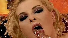 Wiska enjoys interracial MMF threesome banging indoors