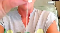 Slutty amateur blond milf gives a webcam performance