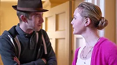 Sexy MILF gets slammed hard by a fat cock then takes a facial