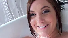 Hayden Belle shows her soapy butt and enjoys ardent anal sex