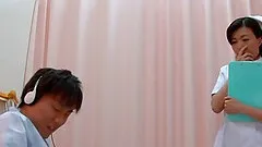 Sexy hot japanese nurse provides pleasures for horny patient