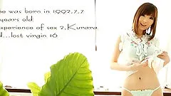 Japanese milf shows her pussy and tits for the cam