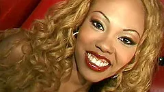 Beautiful ebony Lacey Duvalle shows her big natural tits