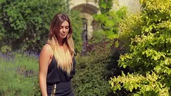 Glamour Solo Model Gets Naked Shows Her Nice Ass Off