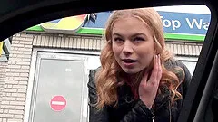 Sizzling Russian Teen With A Fantastic Body Enjoying A Hardcore Fuck In A Car