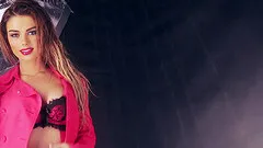 Bra Busting Beauty Striking Some Very Erotic Poses