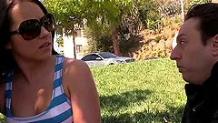 Cuckold sex video of L. Foxx riding a BBC in a bedroom