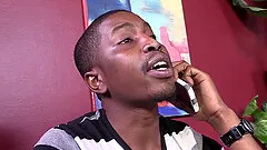 Sexy Blonde Babe Enjoying A Hardcore Interracial Fuck In Her Office